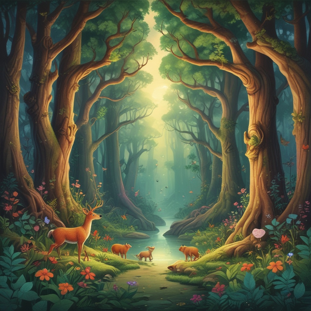 Enchanted Forest children's book cover